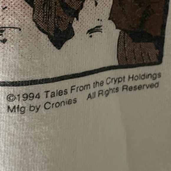 vintage 94 tales from the crypt comic single stitch 🔥 - Picture 2 of 6